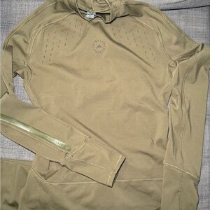 Adidas by Stella McCartney Olive pants khaki Activewear Set yoga gym sz S